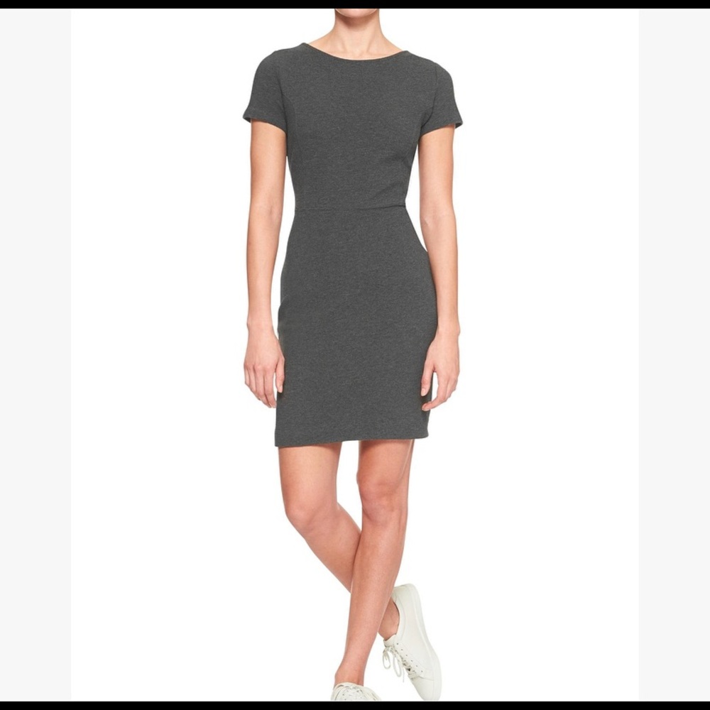 NWOT Banana Republic Scoop Back Sheath Dress